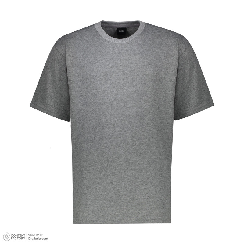 تی شرت آستین کوتاه مردانه ایزی دو مدل 0177 رنگ طوسی