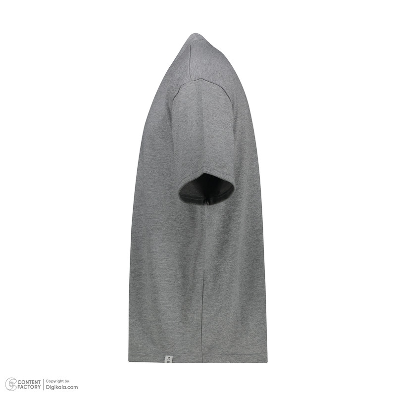 تی شرت آستین کوتاه مردانه ایزی دو مدل 0177 رنگ طوسی